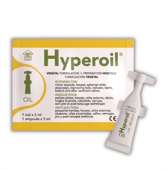 Hyperoil Gel 5 Ml Vial Monodosis Para Cuidado De Heridas
